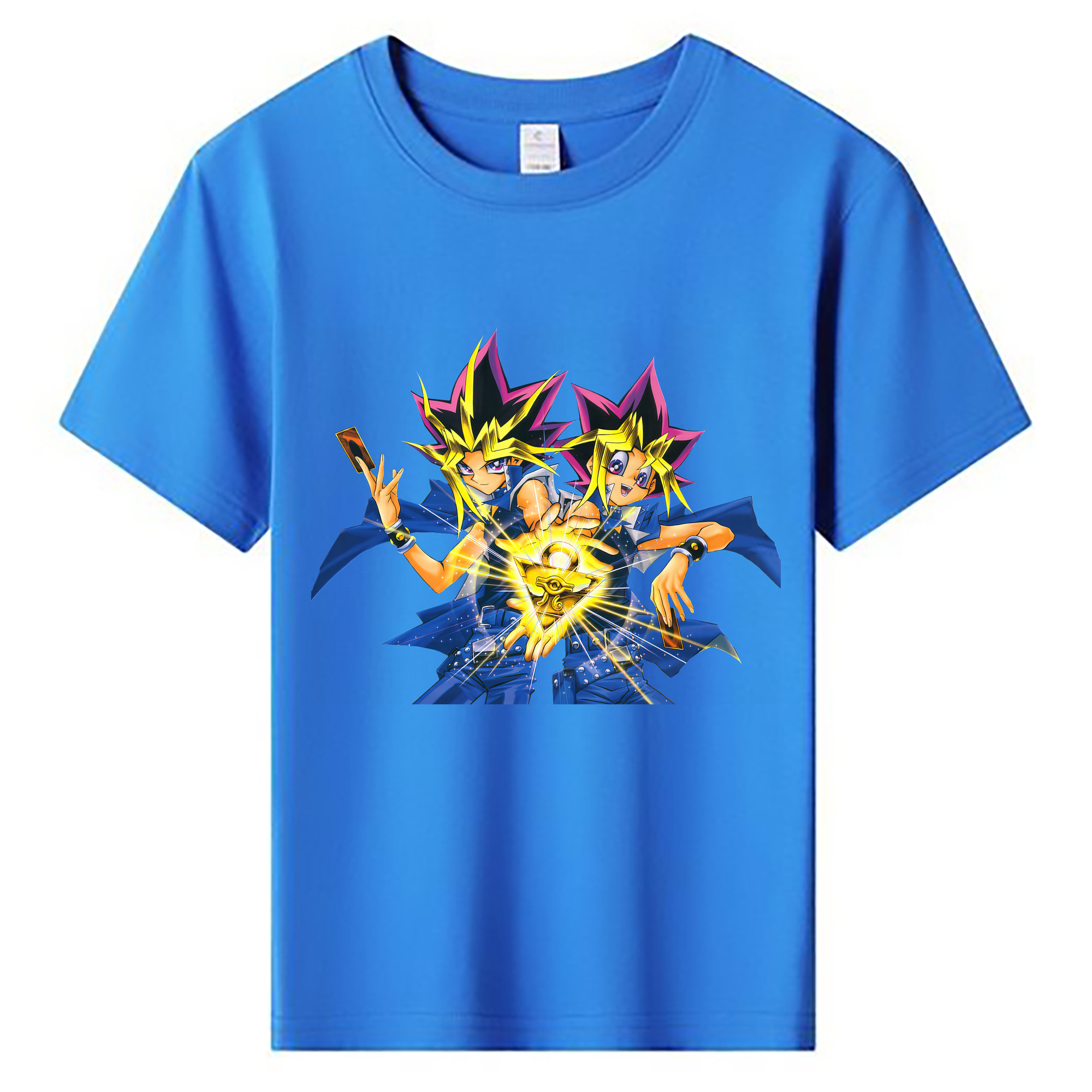 （画像用） 遊☆戯☆王 Yu-Gi-Oh! 綿100％キッズTシャツ（フロントプリント）
